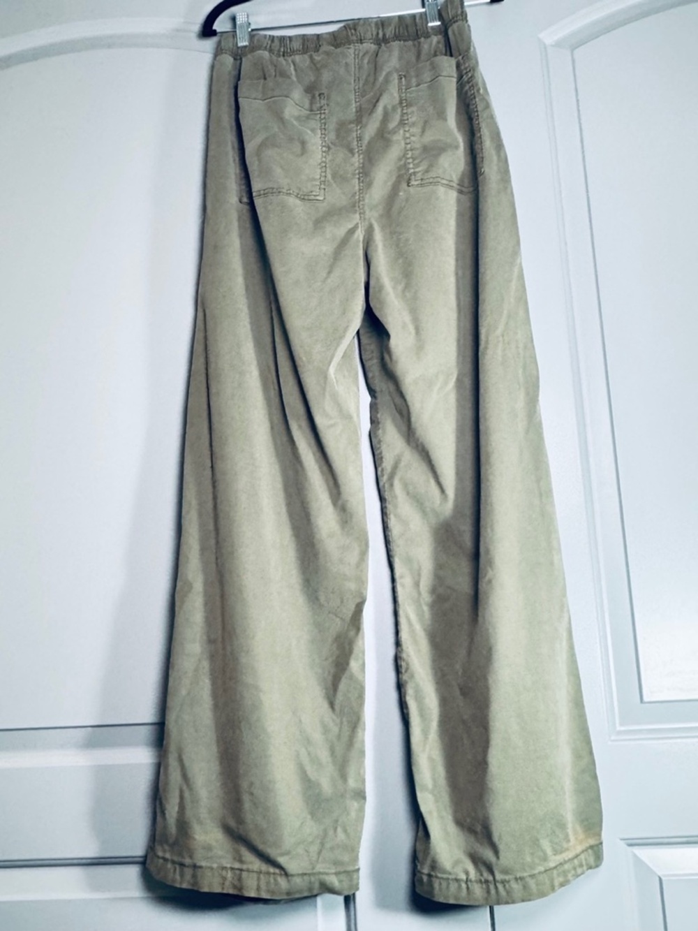 American Eagle Outfitters Olive Wide-Leg Drawstring Pants SZ M - Picture 4 of 15